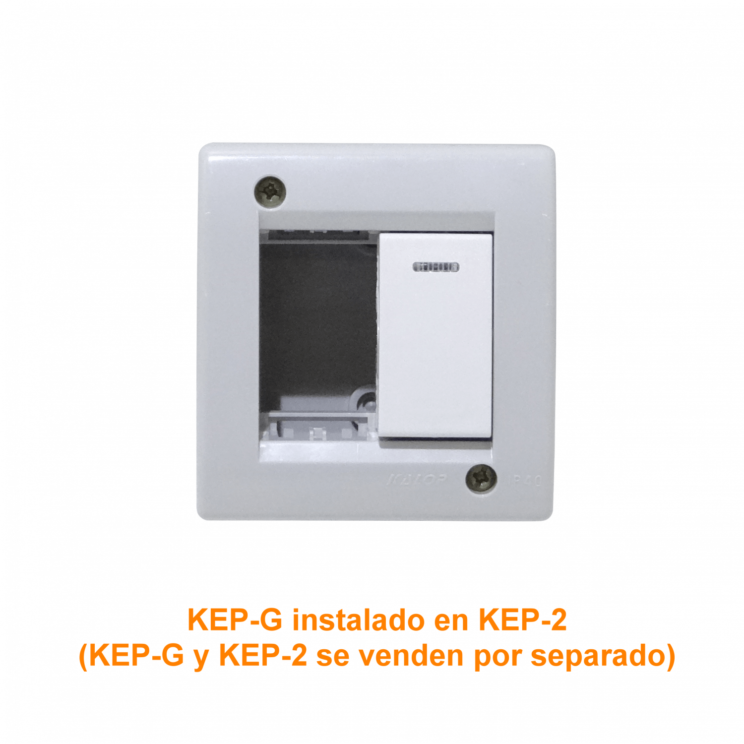 KALOP Blanco Unipolar 9/12 2pin Interruptor 16A 250V req/KEP-A KL40100 2