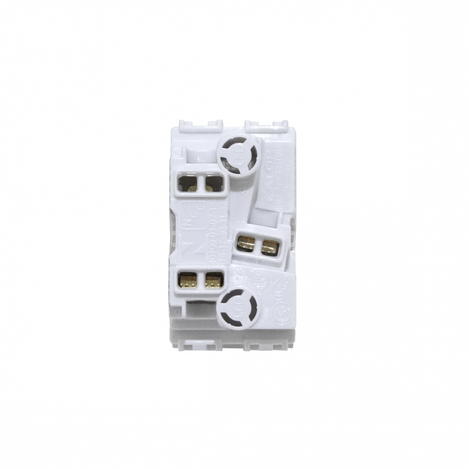 KALOP Blanco Unipolar 9/12 2pin Interruptor 16A 250V req/KEP-A KL40100 4