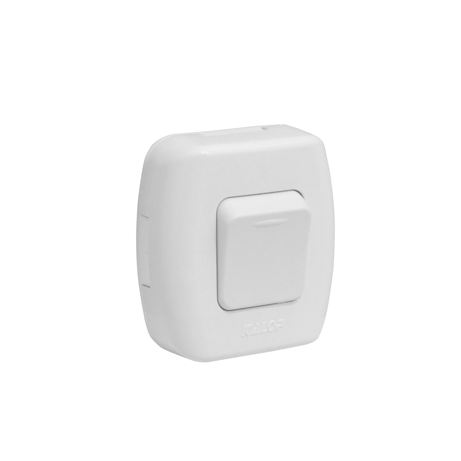 KALOP 9/12 Boton Switch Simple Sobrepuesto Blanco Tekna IP20 KS39650 2