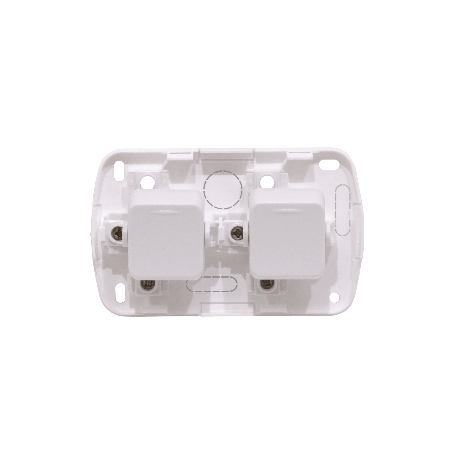 KALOP 9/15 Boton Switch Doble Sobrepuesto Blanco Tekna IP20 KS39651 4