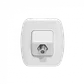 KALOP Roseta Blanco Toma Catv Pin Fino F-F Coaxial F-H F-H KS39655 - Miniatura 3