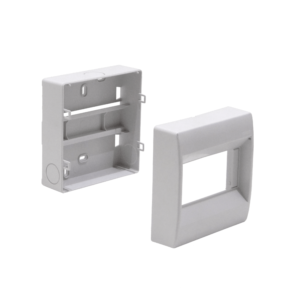 KALOP s/Tapa 90/110mm-Ancho Caja Plastica p/Automatico RielDin-Plastic 3