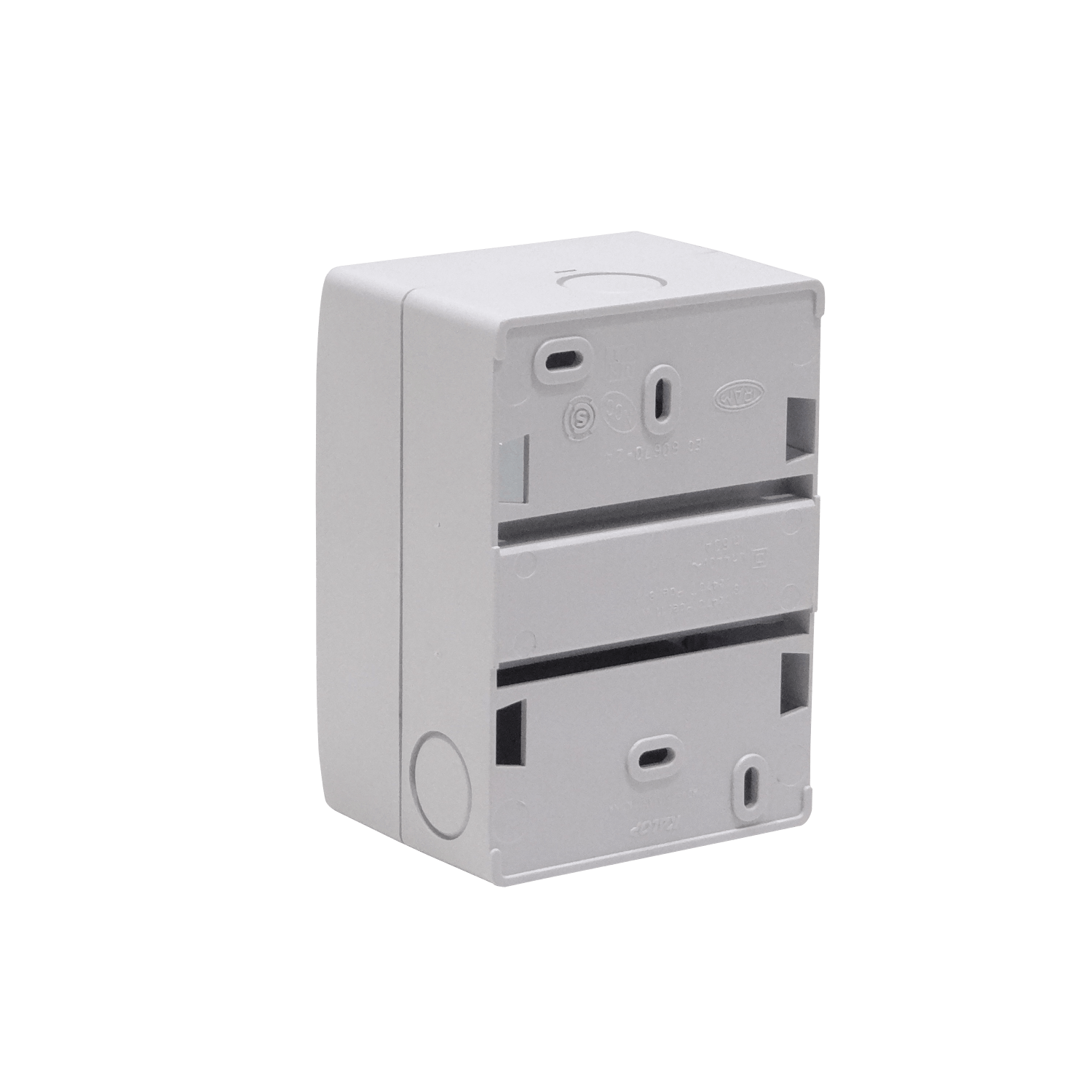 KALOP c/Tapa 54/72mm-Ancho Caja Plastica p/Automaticos RielDin-Plastic 1