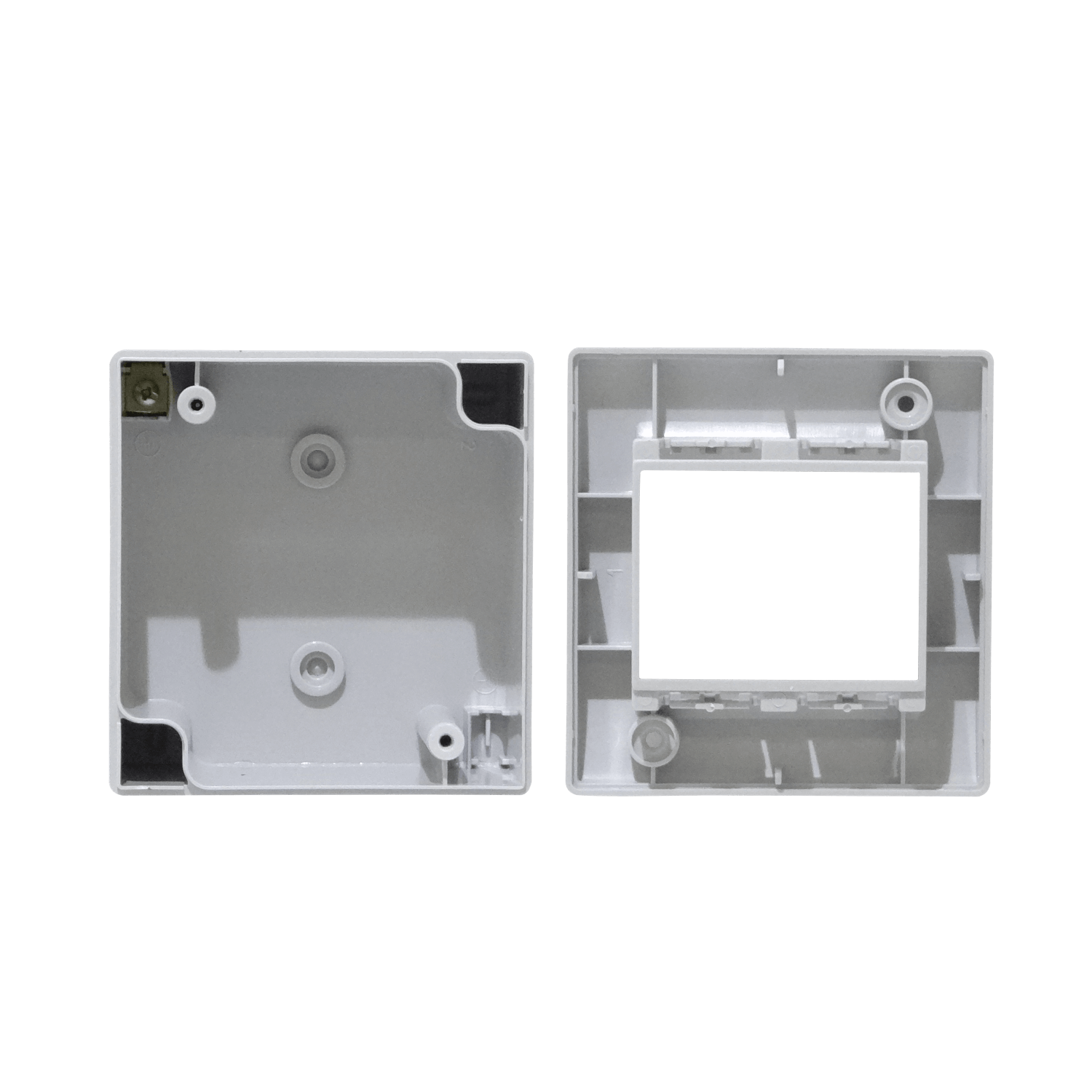 KALOP s/Tapa 2-Modulos Caja Gris IP40 2-Puestos Sigma KL42013 2