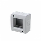 KALOP s/Tapa 2-Modulos Caja Gris IP40 2-Puestos Sigma KL42013 - Miniatura 4
