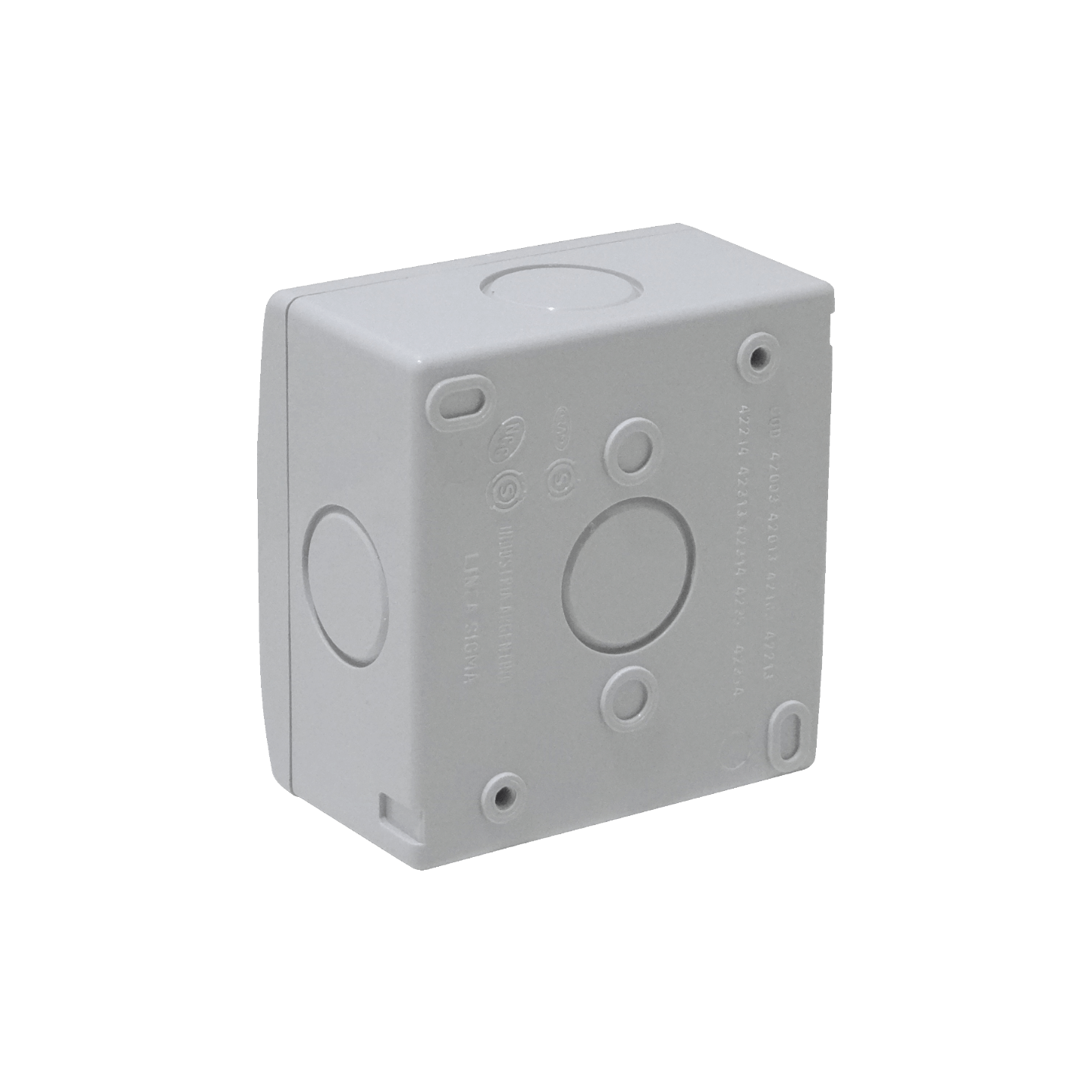 KALOP s/Tapa 2-Modulos Caja Gris IP40 2-Puestos Sigma KL42013 5