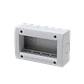 KALOP s/Tapa 4-Modulos Caja Gris IP40 4-Puestos Sigma KL42023 - Miniatura 1