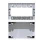 KALOP s/Tapa 4-Modulos Caja Gris IP40 4-Puestos Sigma KL42023 - Miniatura 5