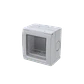 KALOP c/Tapa 2-Modulos Caja Gris IP55 2-Puestos Sigma KL42213 - Miniatura 2