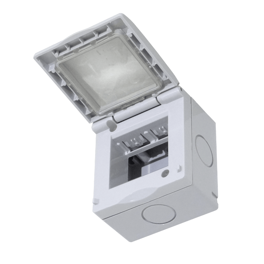 KALOP c/Tapa 2-Modulos Caja Gris IP55 2-Puestos Sigma KL42213 3