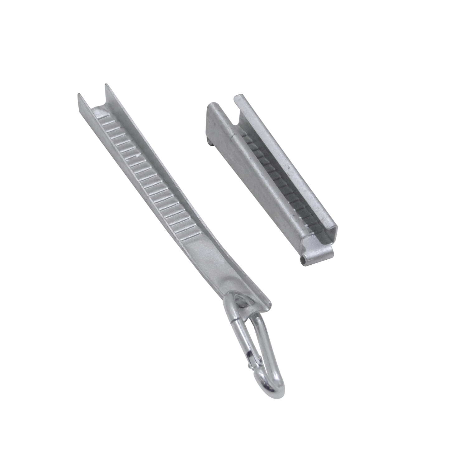 Gancho Metal 40x19x4mm Sujecion Metal 124x20x15mm p/Cable Fibra Drop 1