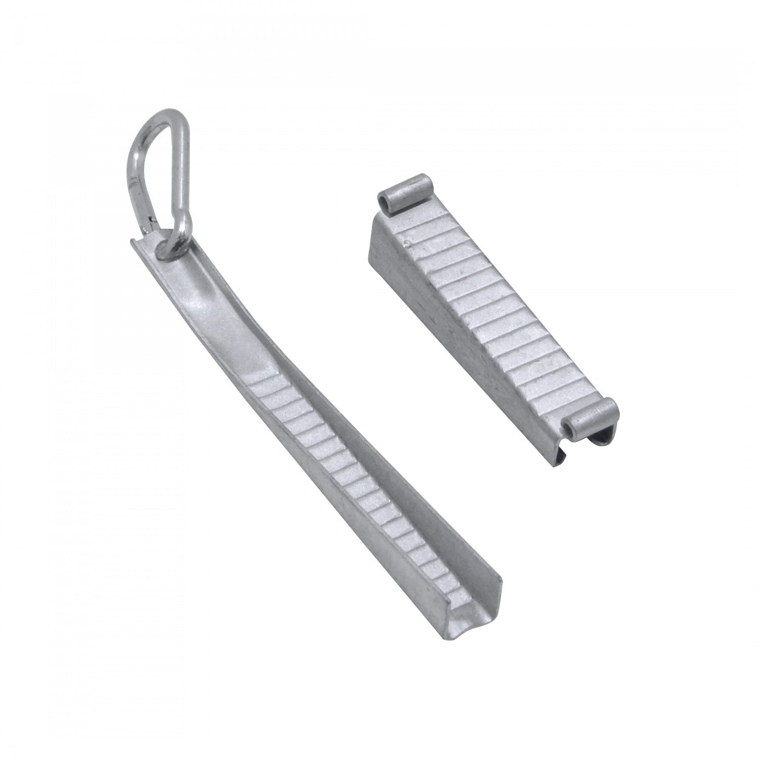 Gancho Metal 40x19x4mm Sujecion Metal 124x20x15mm p/Cable Fibra Drop 2