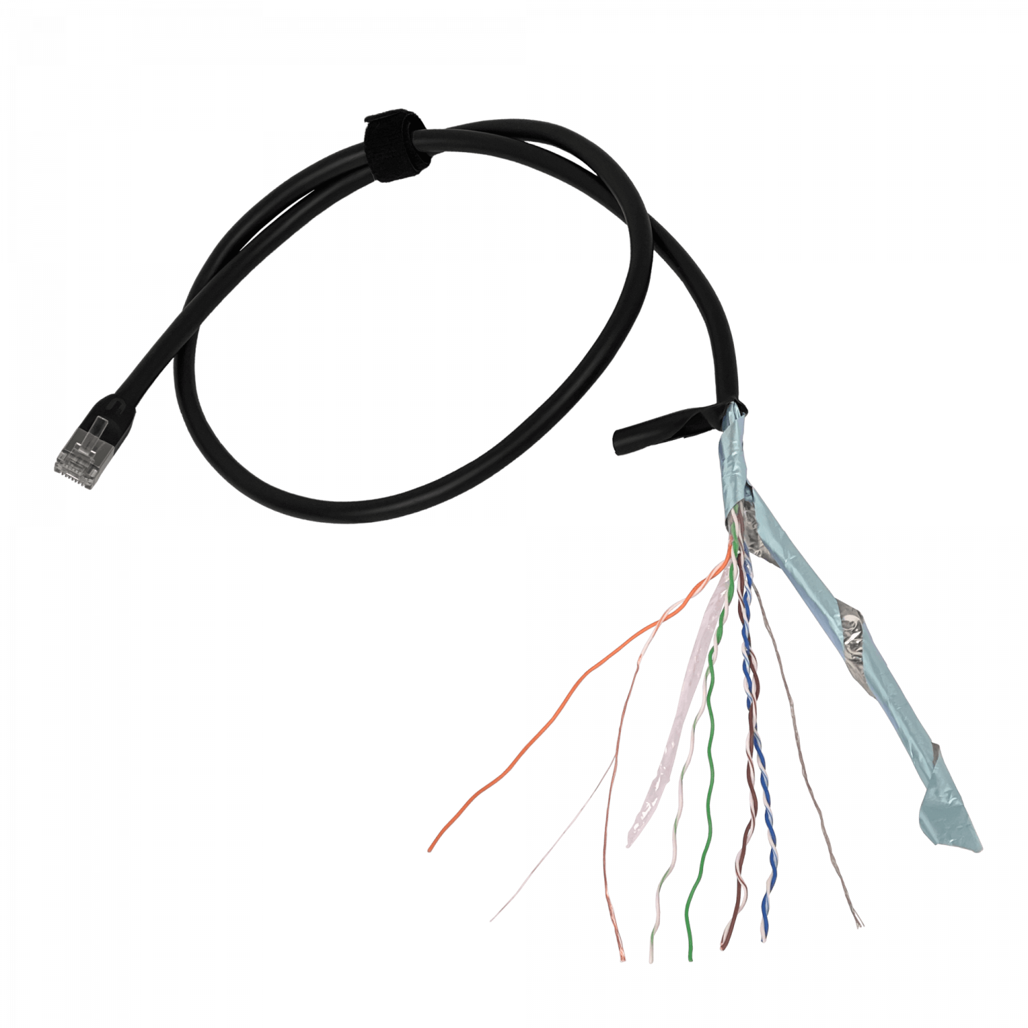 Cable Exterior Cat5e Ubiquiti F/UTP Negro 1m   4