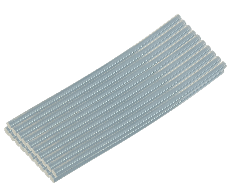 Barras 7mm x 20cm 20-unidades silicona transparente 9/32p Hot-Glue 1