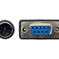 Cable 1,8mt DIN-Macho(PS2) DB9-Hembra(DE-09) p/ RS232 Melsec PLC 180cm - Miniatura 2