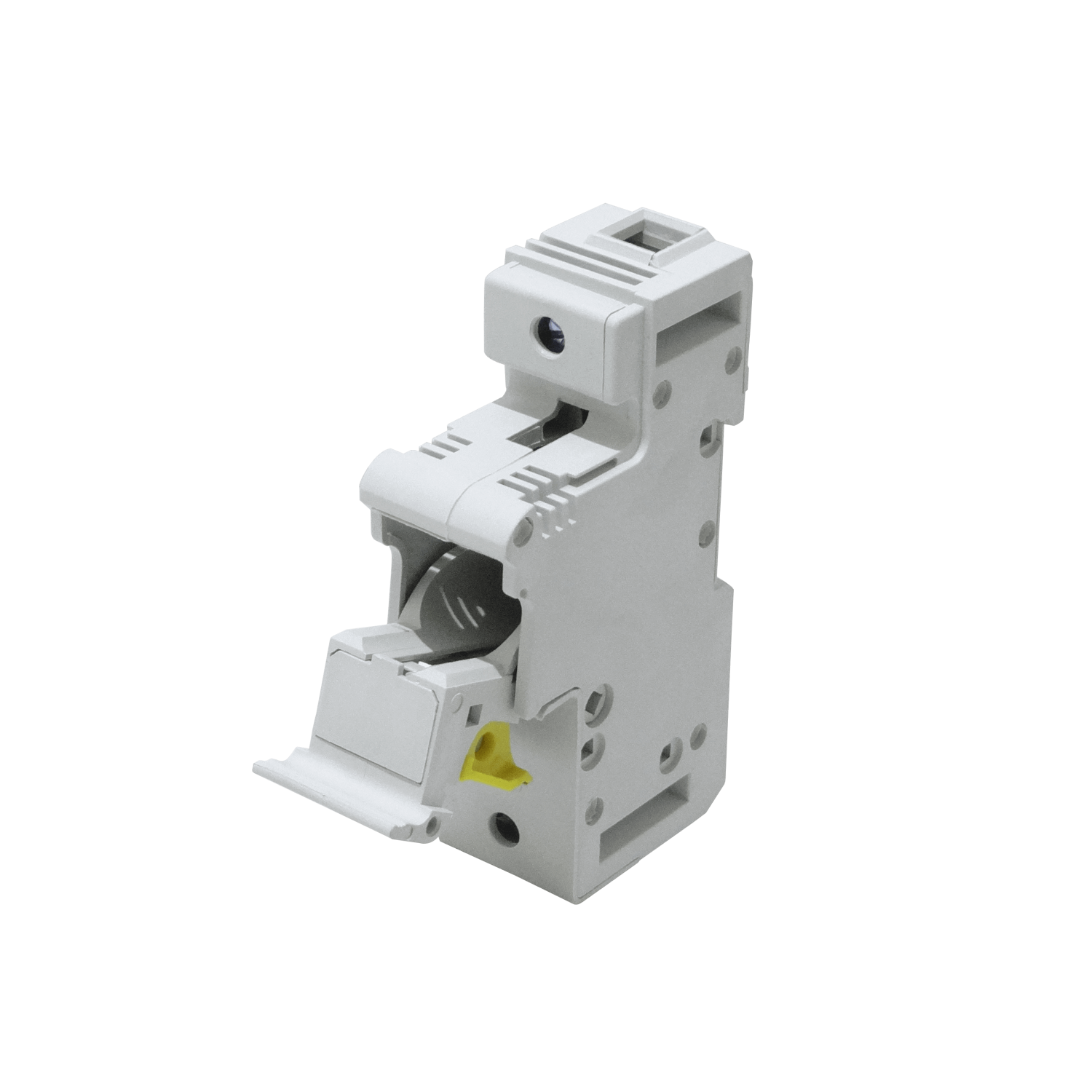 1x125A 22x58mm 690V Base p/Fusible Cilindrico en Riel Din RT18-125AM 1