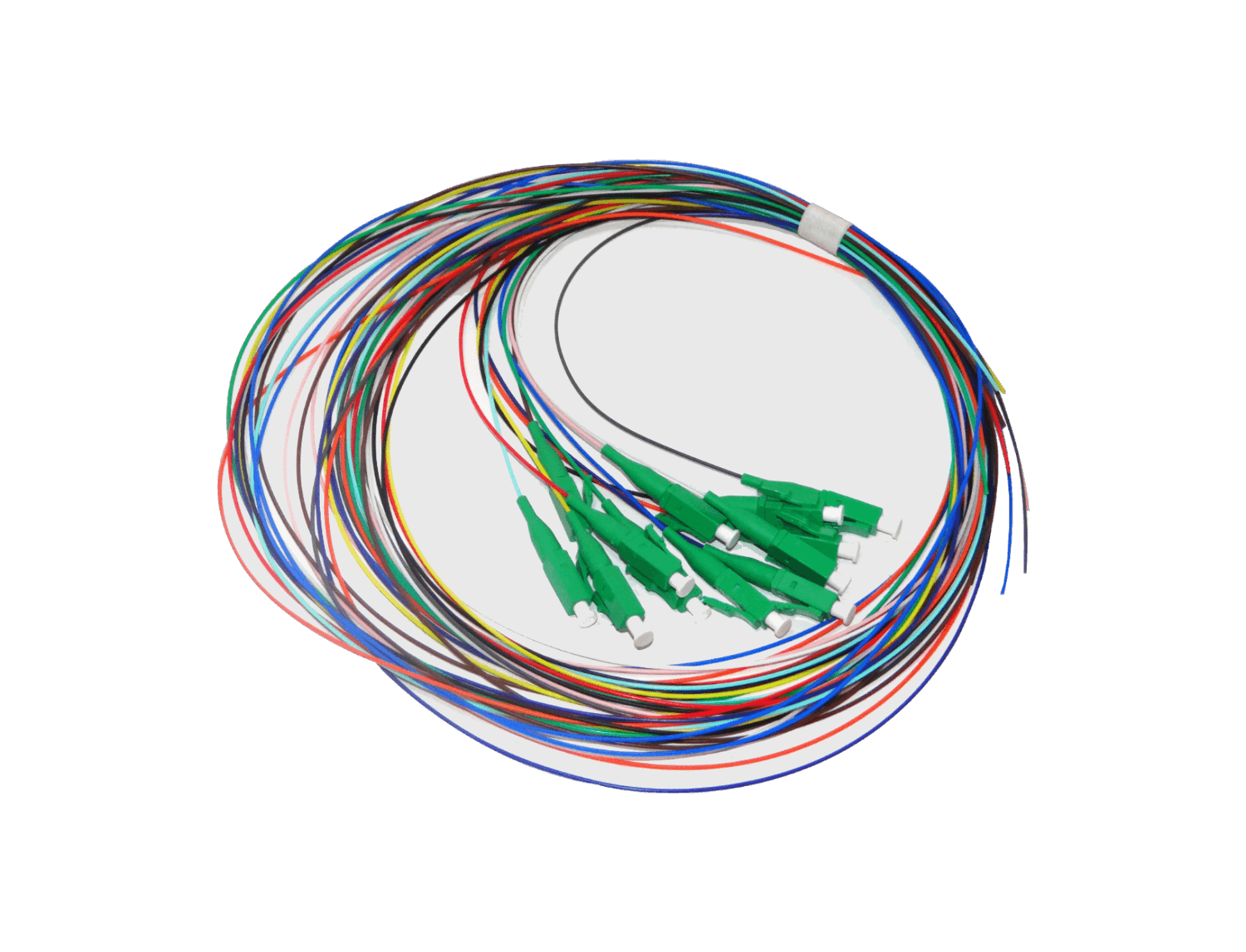 LC/APC SM 1,5mt 12-unid Pigtail MonoModo SingleMode 12-Colores-distint 1