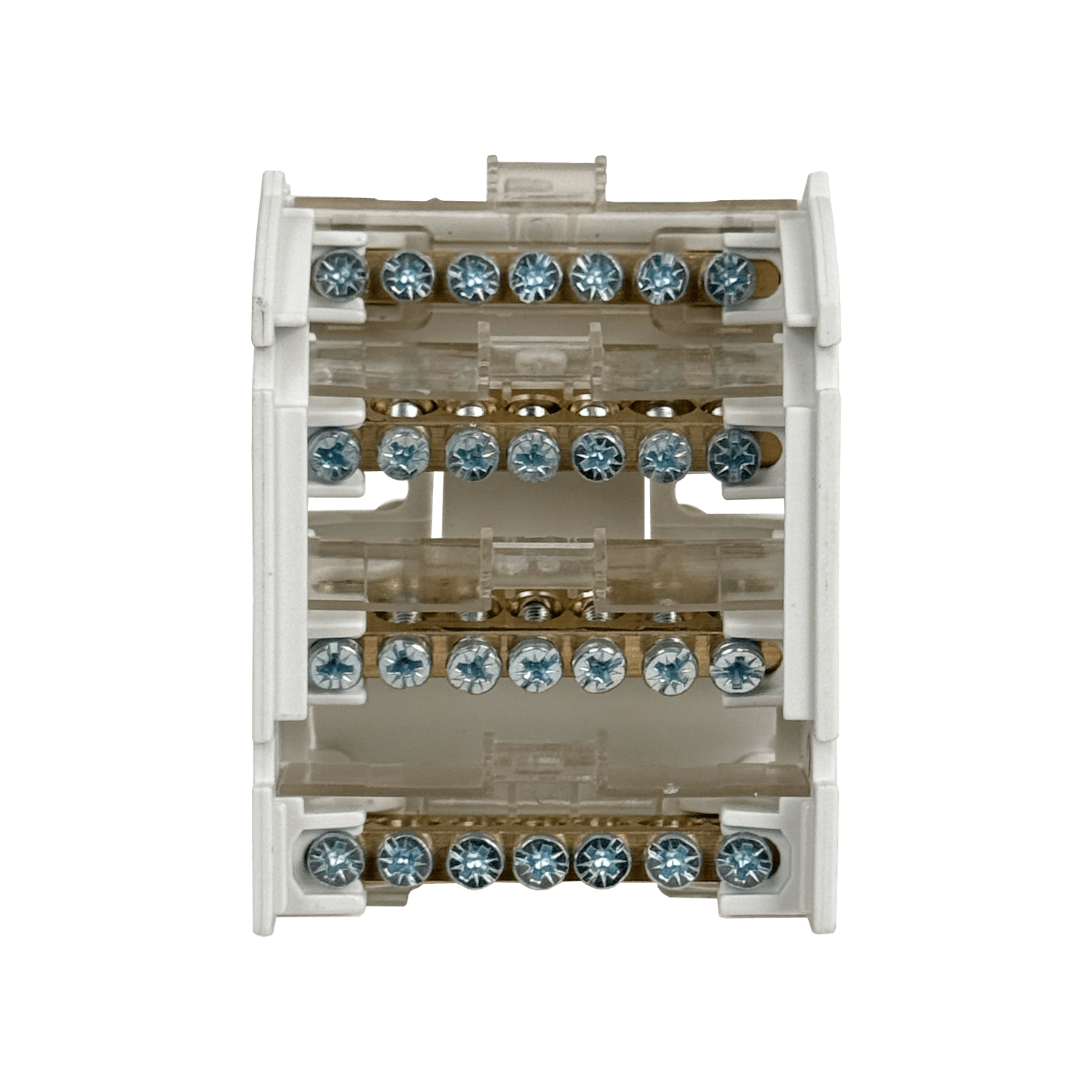 4x7-Polos Repartidor Tetrapolar 125A 40grado-C 500V 1,5-25mm2 ipk 20KA 4