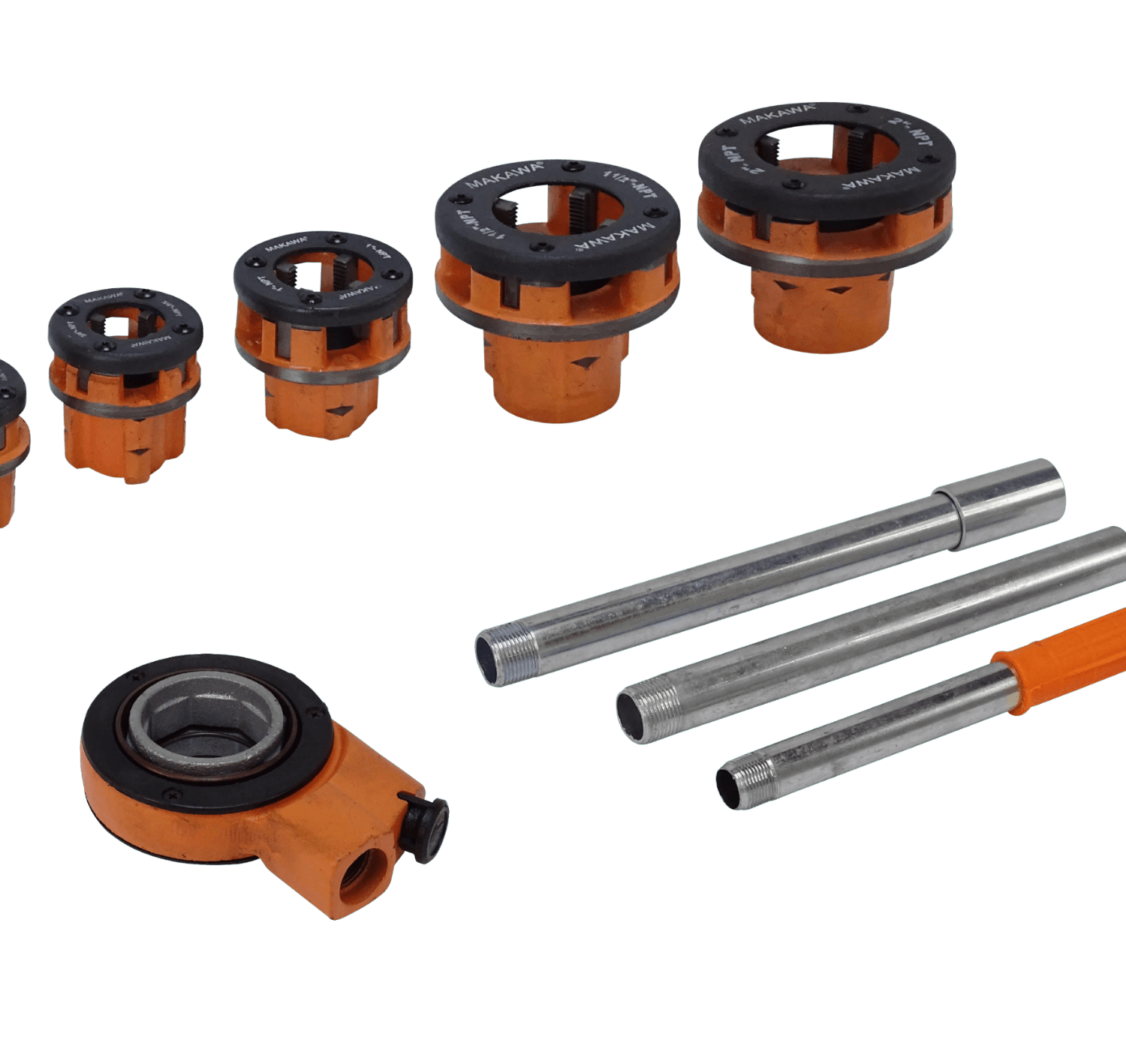 MAKAWA Terrajado 1/2 a 2 Pulgadas Kit Herramientas p/hacer Hilo EMT 5