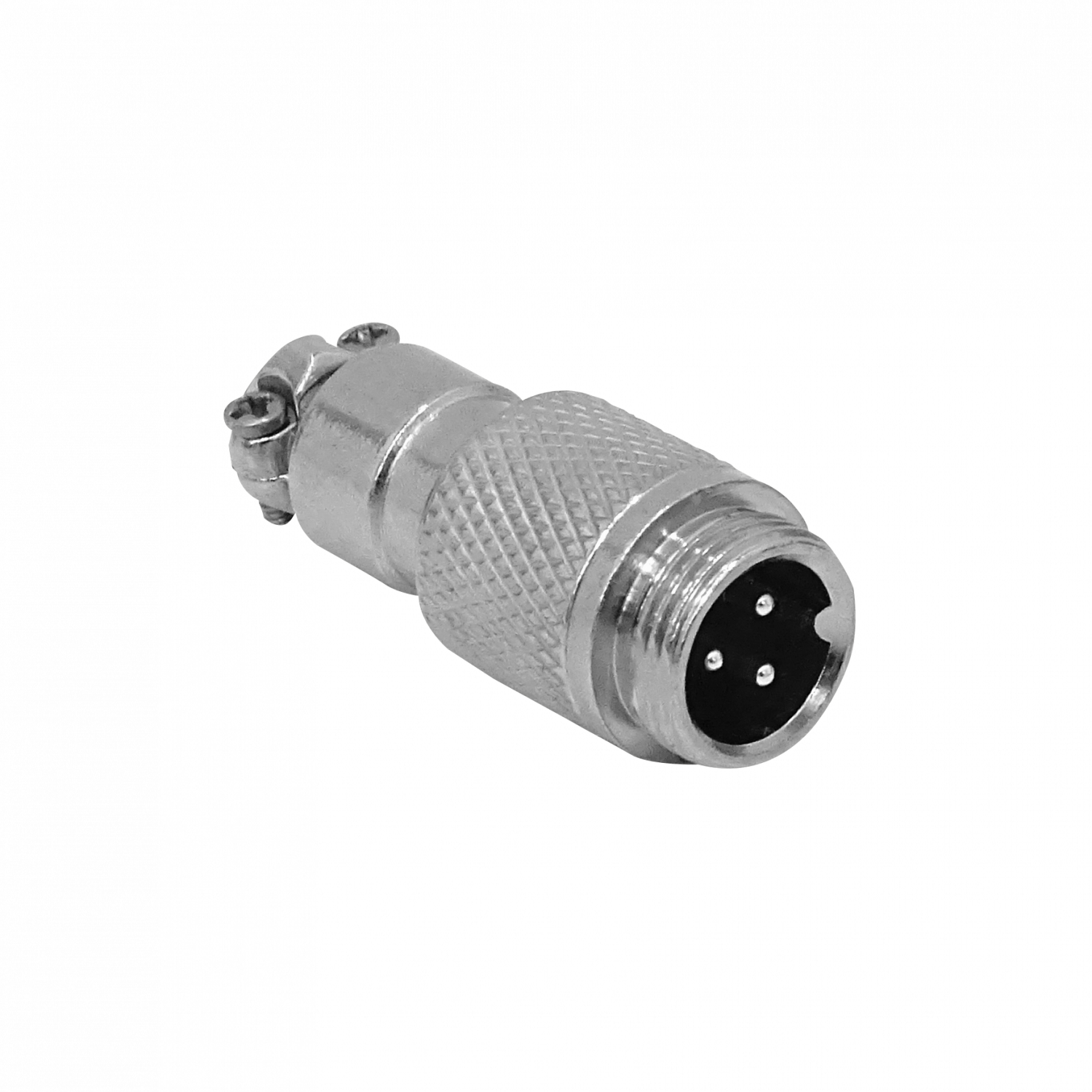 Conector GX12 Macho Volante de 3 Pines Soldable GX12MV-3 2