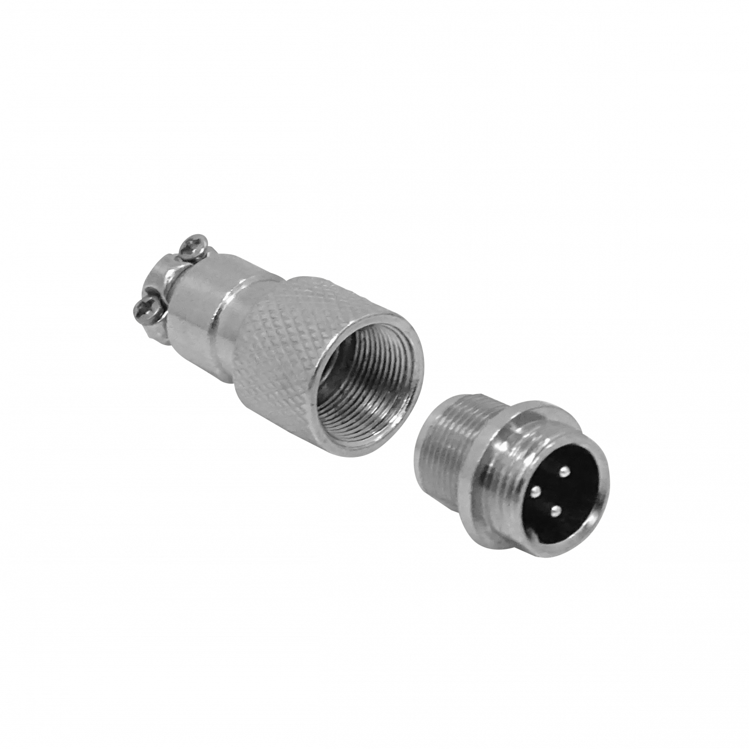 Conector GX12 Macho Volante de 3 Pines Soldable GX12MV-3 4