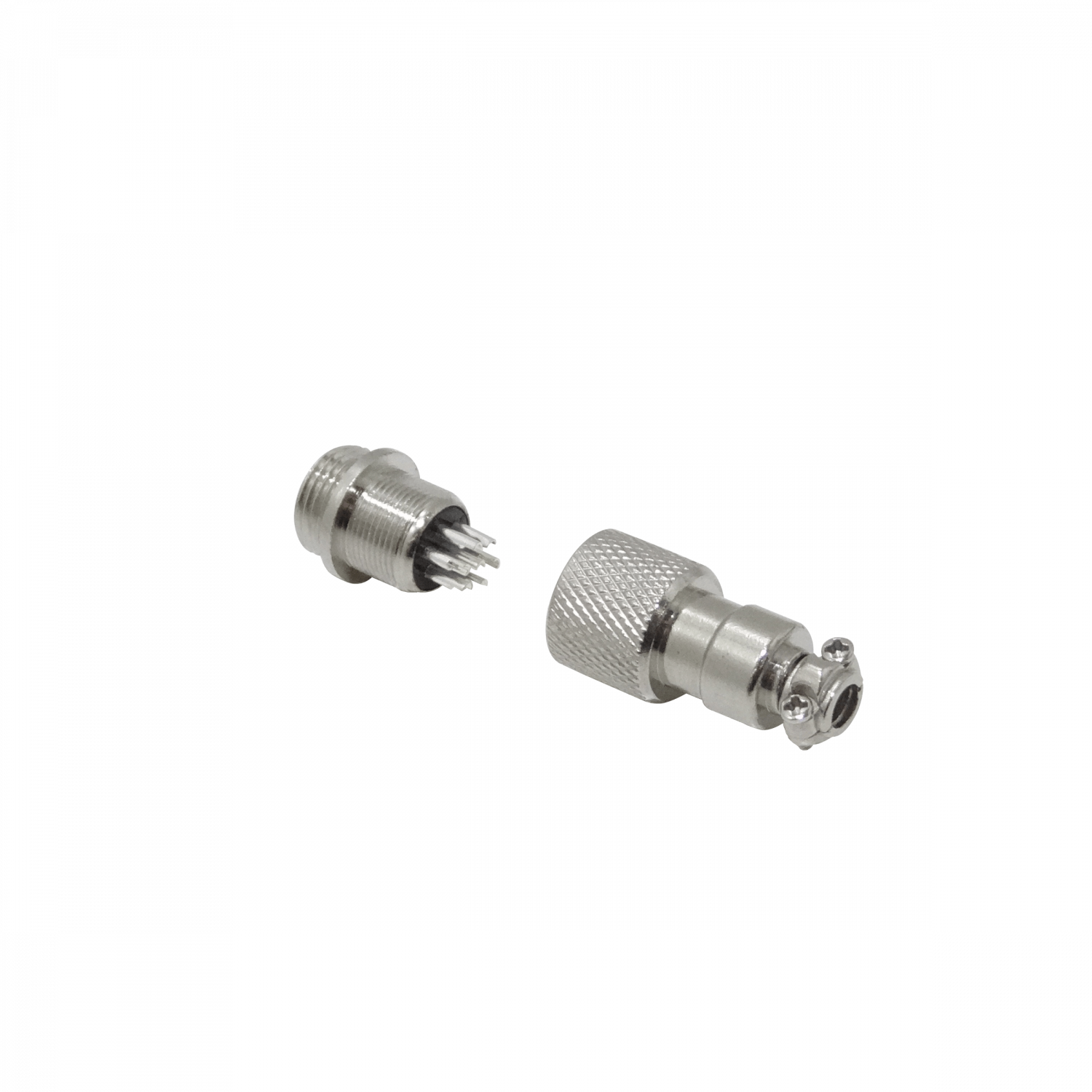 Conector GX12 Macho Volante de 7 Pines Soldable GX12MV-7 4