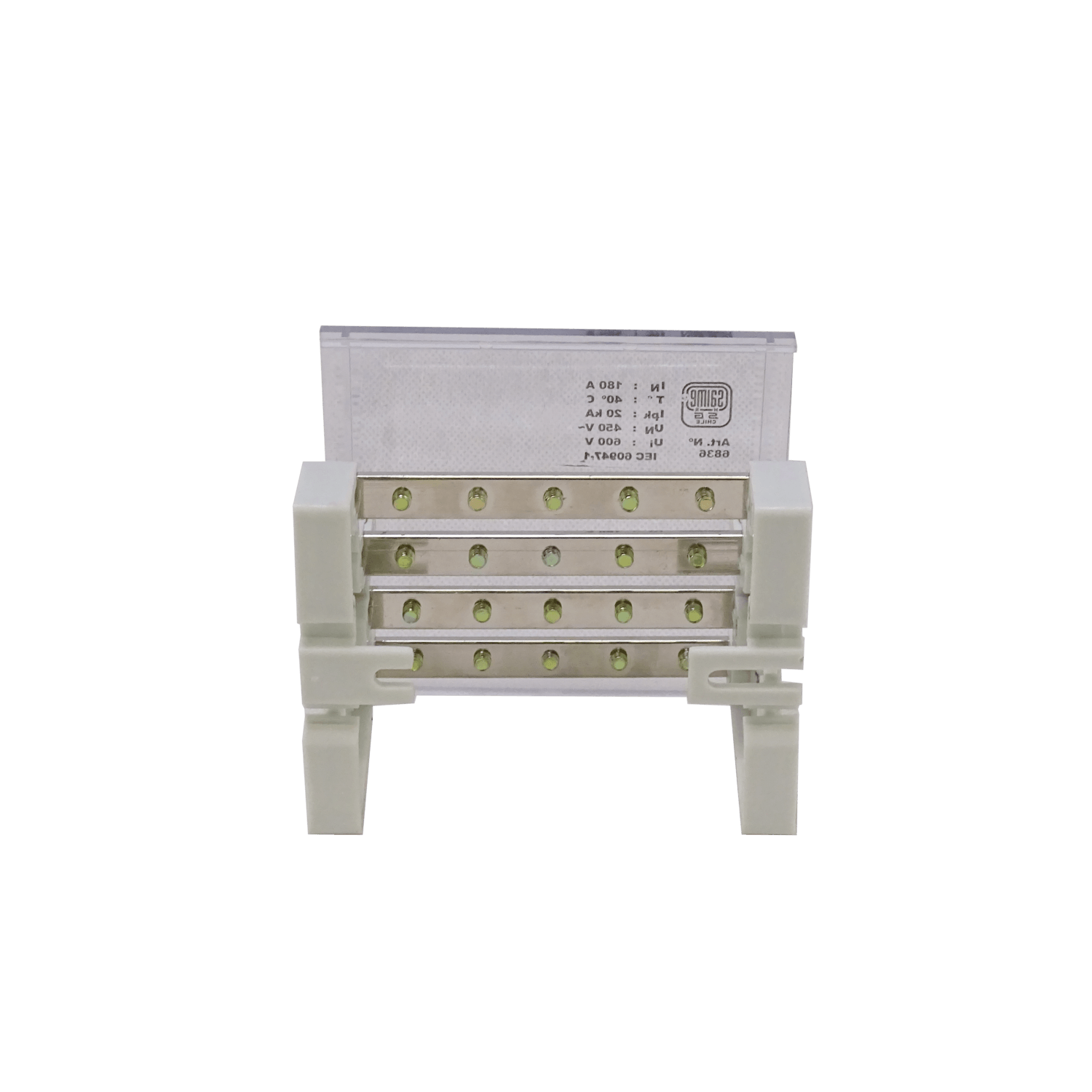 GC 4x5-Polos Repartidor Tetrapolar 180A 40ºC 3