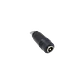 Adaptador USB-Micro-M Plug-5,5x2,1mm-Hembra Negro Largo-34mm - Miniatura 1
