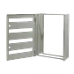 Chasis interno Tibox ST-825 743x529mm con 4 riel din 53cm para tablero ST6-825 - Miniatura 3