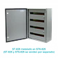 Chasis interno Tibox ST-825 743x529mm con 4 riel din 53cm para tablero ST6-825 - Miniatura 5
