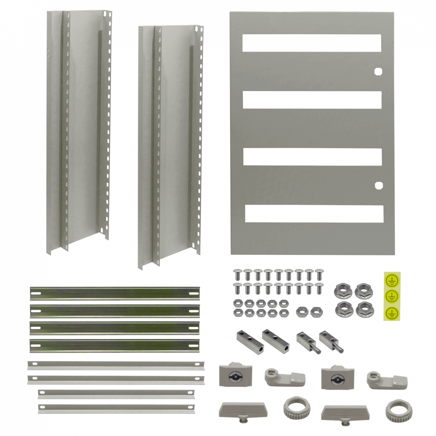 Chasis interno Tibox ST-825 743x529mm con 4 riel din 53cm para tablero ST6-825 6