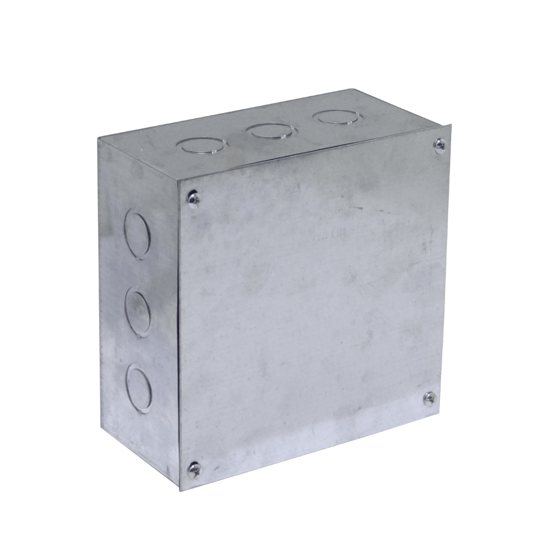 B22 Caja 200x200x100mm c/Tapa-205x205mm Zincada Metalica 2