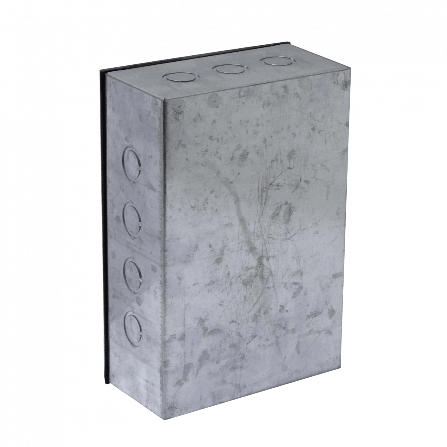 B23 Caja 300x200x100mm c/Tapa-305x205mm Zincada Metalica 2