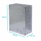 C34 Caja 400x300x150mm c/Tapa-405x305mm Zincada Metalica - Miniatura 1