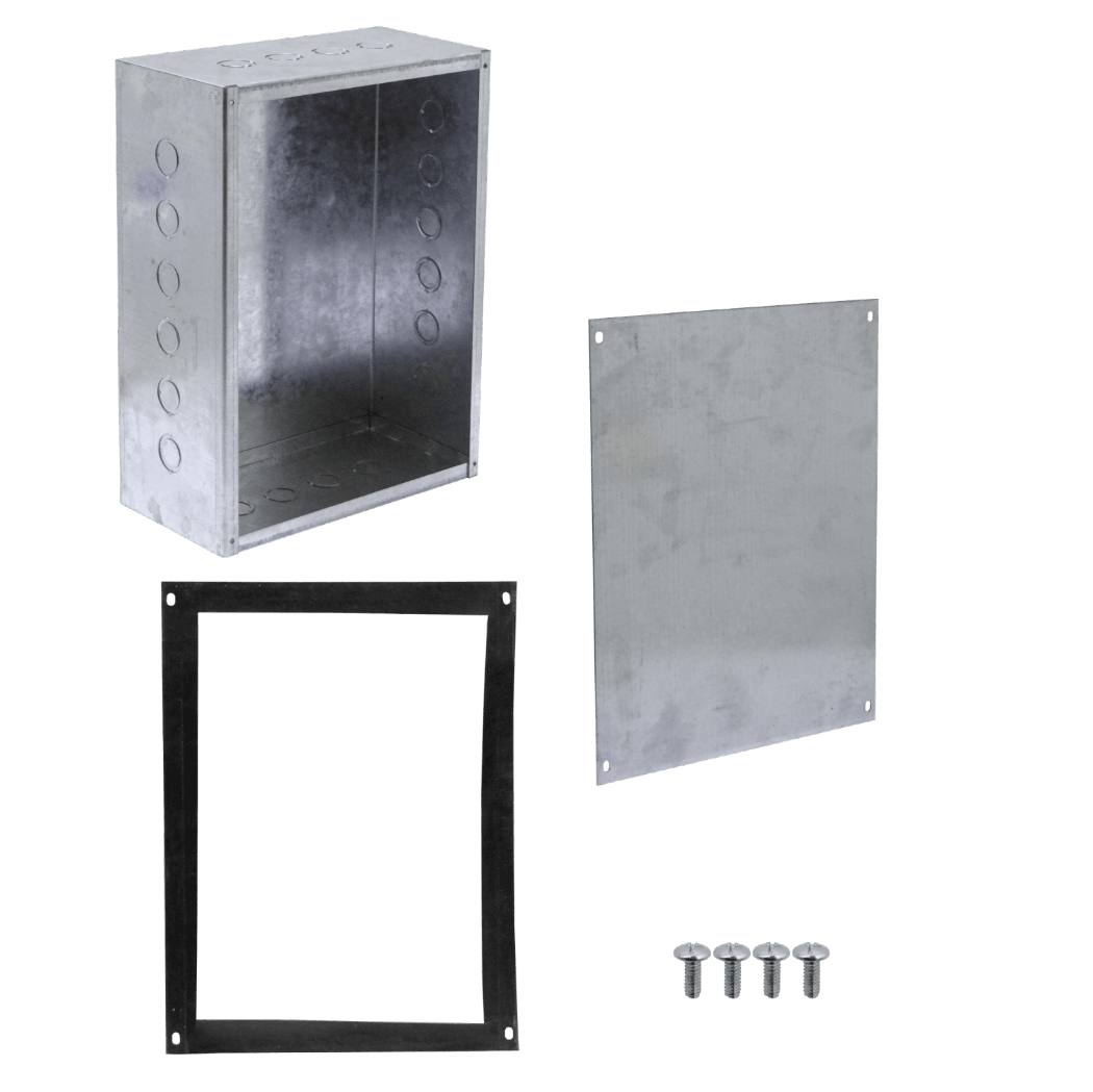 C34 Caja 400x300x150mm c/Tapa-405x305mm Zincada Metalica 2