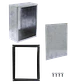 C34 Caja 400x300x150mm c/Tapa-405x305mm Zincada Metalica - Miniatura 2