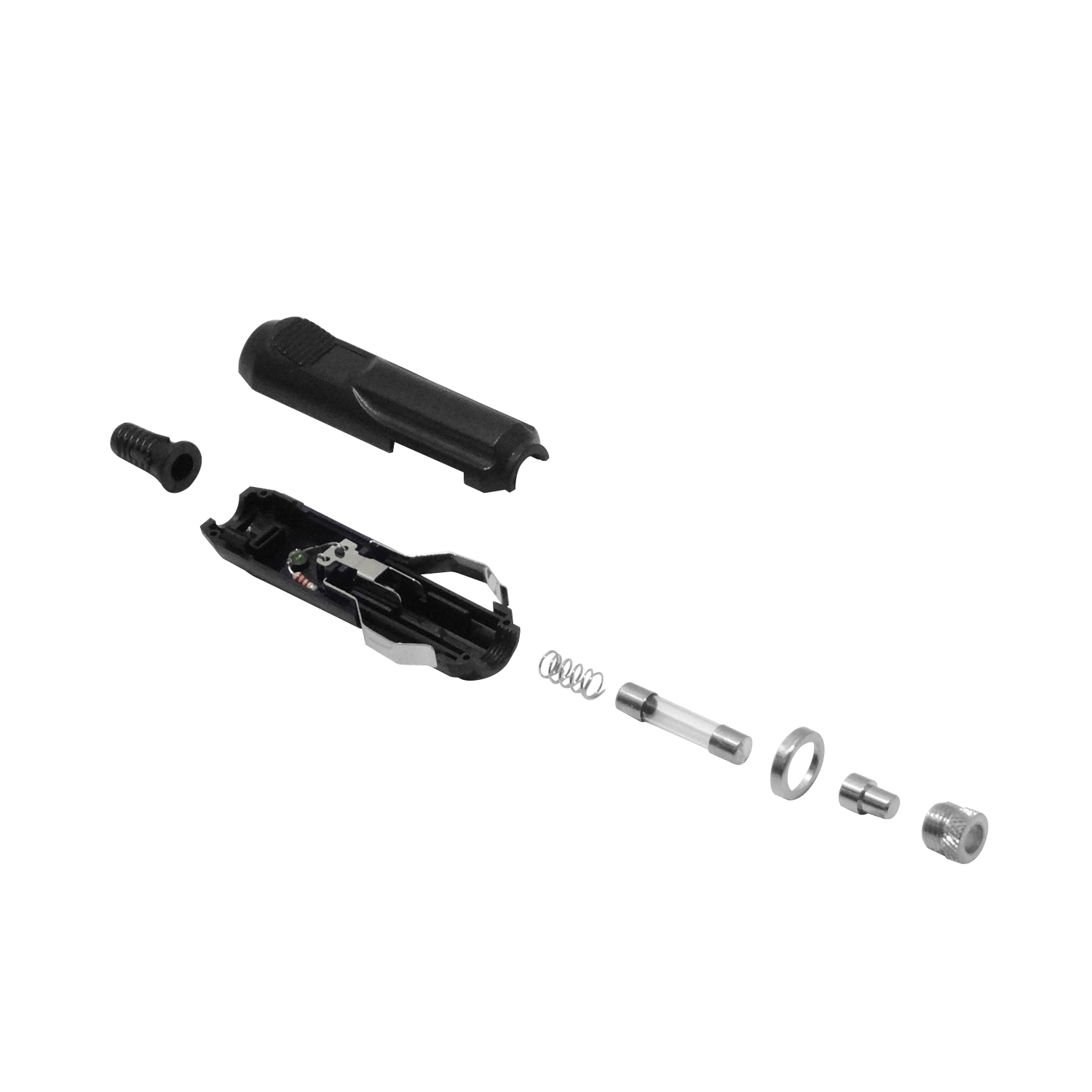 Conector Macho Vehicular MACHO-AUTO 5A con Fusible, para Encendedor de Auto, Color Negro 2