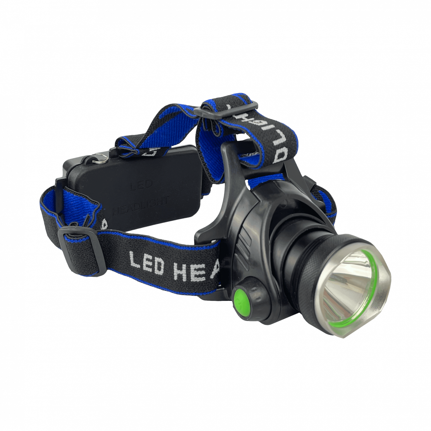 Linterna 1-LED Cintillo p/Cabeza inc-Pila-18650 Litio Recargable 2