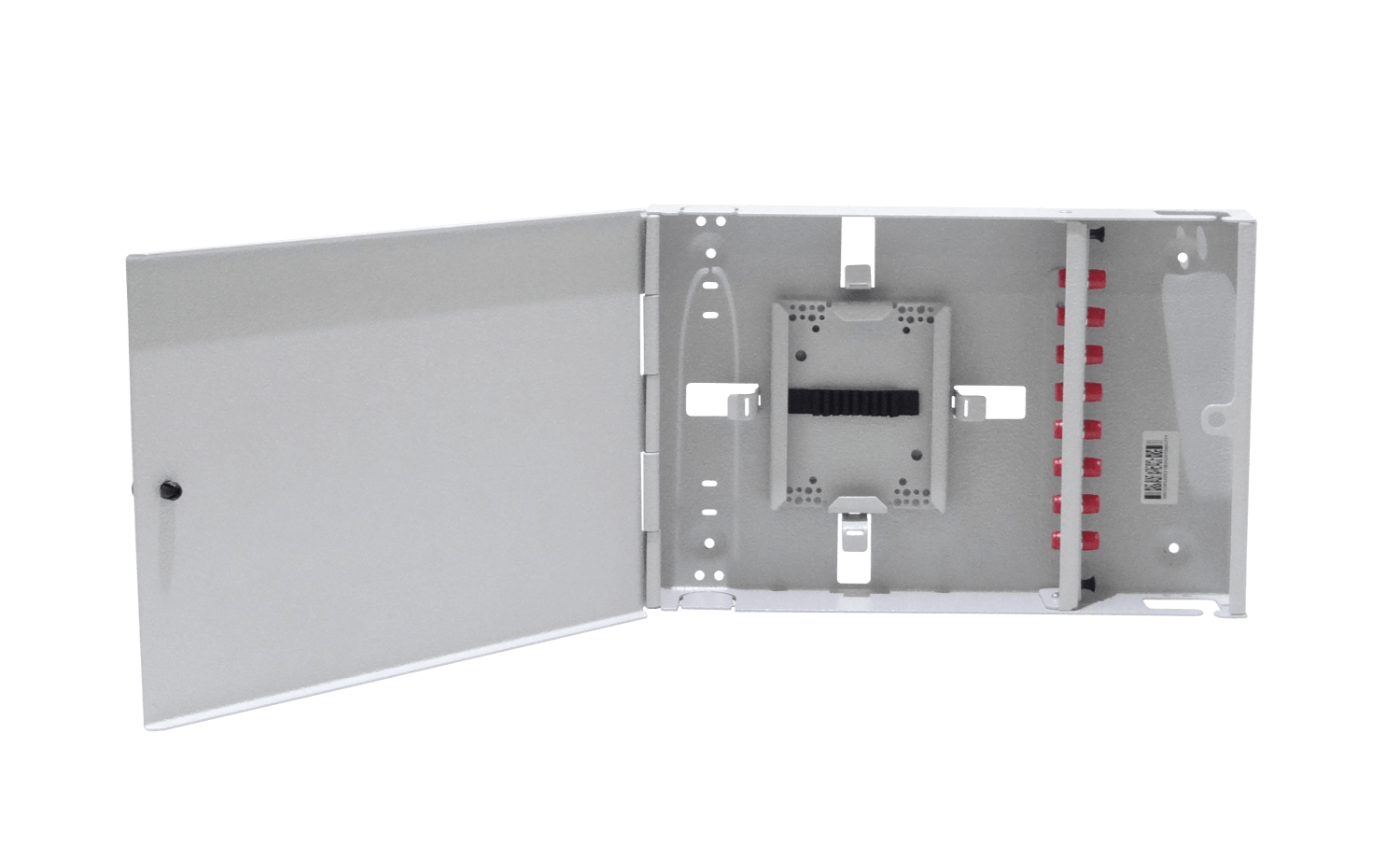 Caja de Empalme de Fibra Óptica con 8 Acopladores FC/UPC y Pigtails - CFM-8F 2
