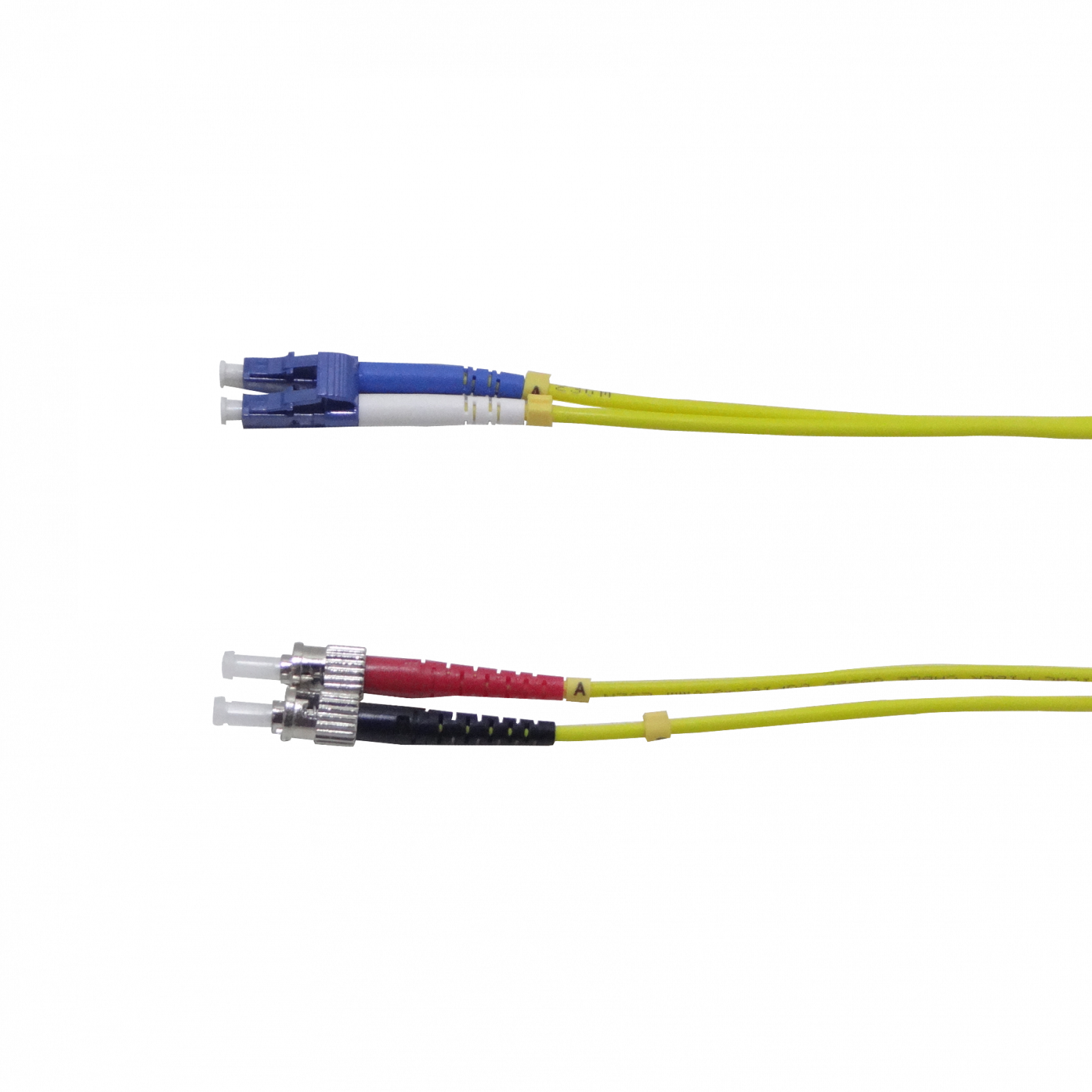10mt LC-ST/UPC MonoModo SM Duplex Jumper Cable Fibra 9/125um 3mm LSZH 1
