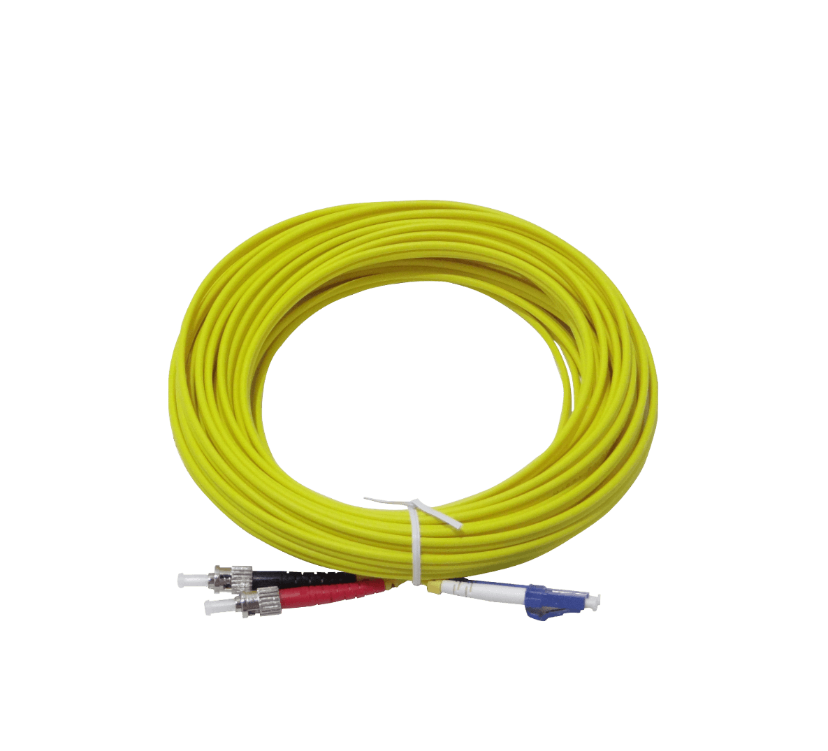 10mt LC-ST/UPC MonoModo SM Duplex Jumper Cable Fibra 9/125um 3mm LSZH 2