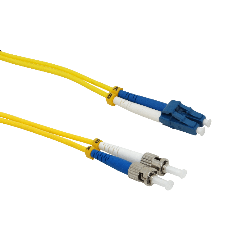 5mt LC-ST/UPC MonoModo SM Duplex Jumper Cable Fibra 9/125um 3mm LSZH 1