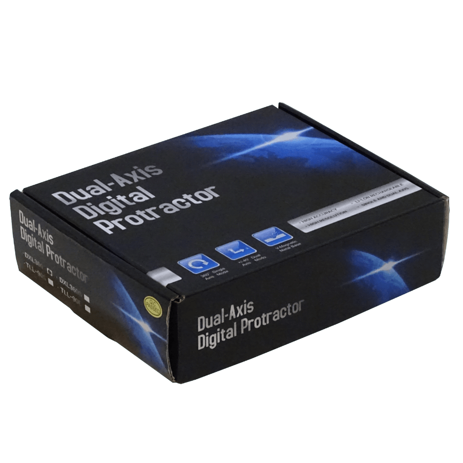 Inclinómetro Digital INCLI-DD 2 Ejes 0,02° Base Magnética Batería Interna 2