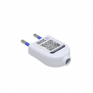 KALOP 2P 10A Enchufe Macho Volante Blanco sin-Tierra SL1001 KC44540