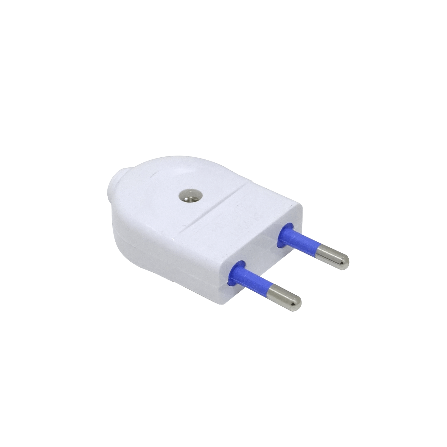 KALOP 2P 10A Enchufe Macho Volante Blanco sin-Tierra SL1001 KC44540 3