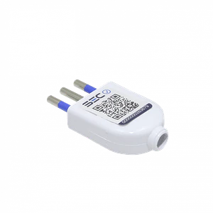 KALOP 2P+T 10A Enchufe Macho Volante Blanco con-Tierra SL1002 KC44550
