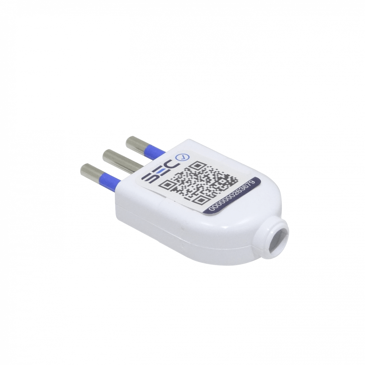 KALOP 2P+T 10A Enchufe Macho Volante Blanco con-Tierra SL1002 KC44550 1