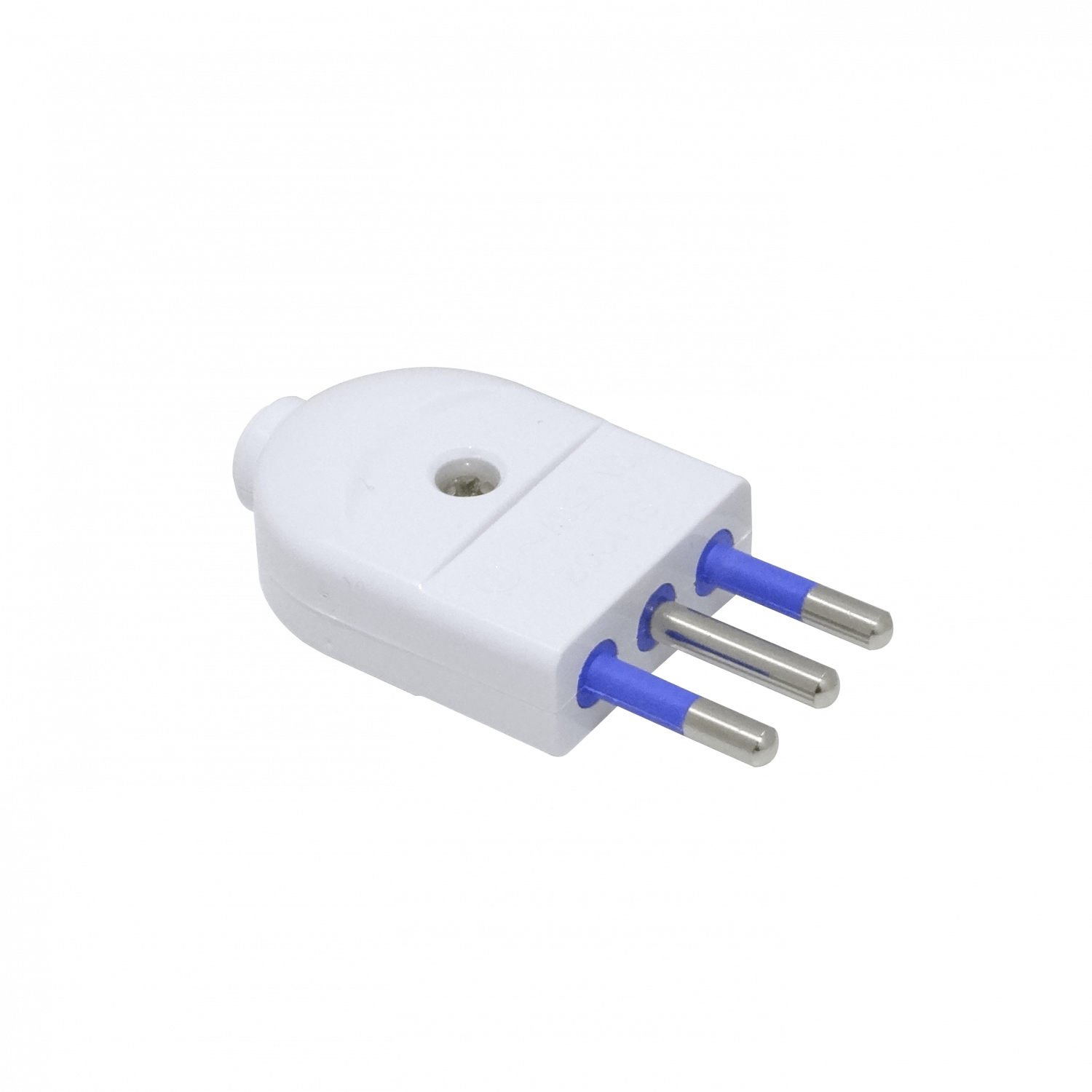 KALOP 2P+T 10A Enchufe Macho Volante Blanco con-Tierra SL1002 KC44550 2