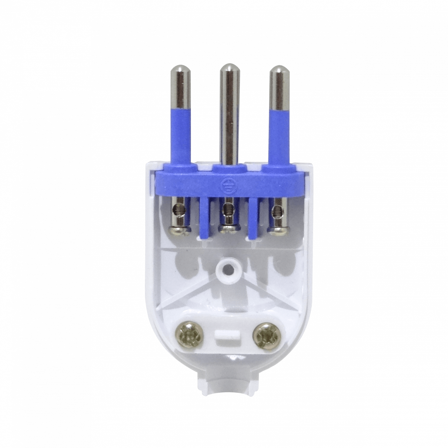 KALOP 2P+T 10A Enchufe Macho Volante Blanco con-Tierra SL1002 KC44550 3