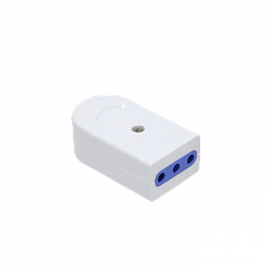 Enchufe Hembra Volante Blanco con-Tierra SL1004 KC44555 KALOP 2P+T 10A 